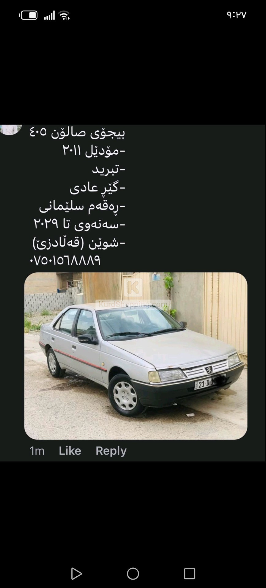 Peugeot 405 2011