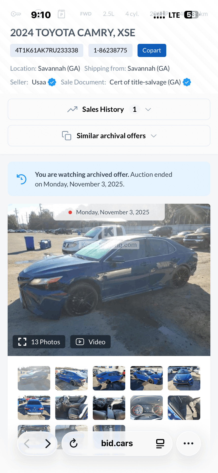Toyota Camry 2024