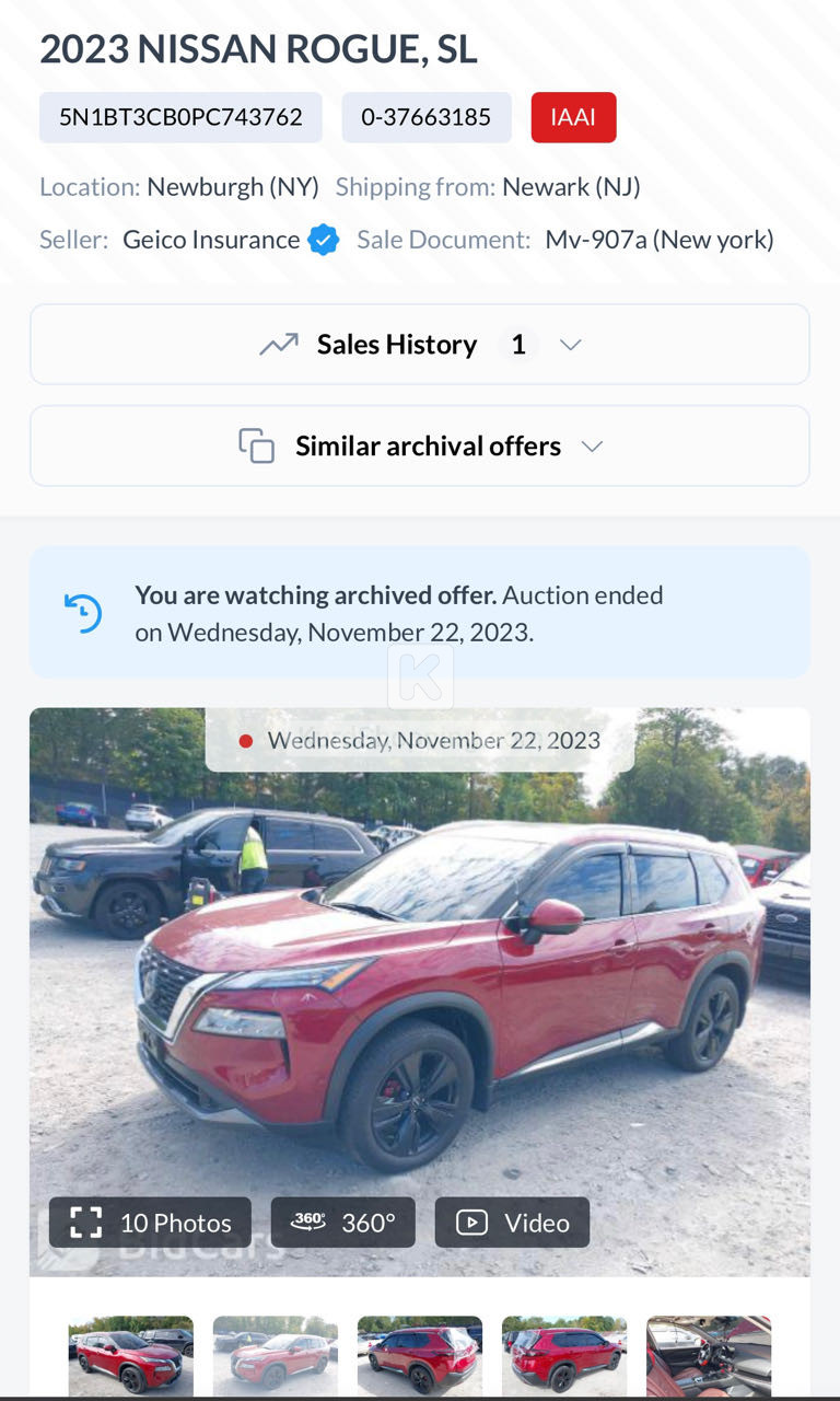 Nissan Rogue 2023
