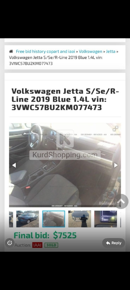 Volkswagen Jetta 2019