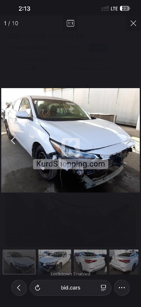 Nissan Sentra 2020