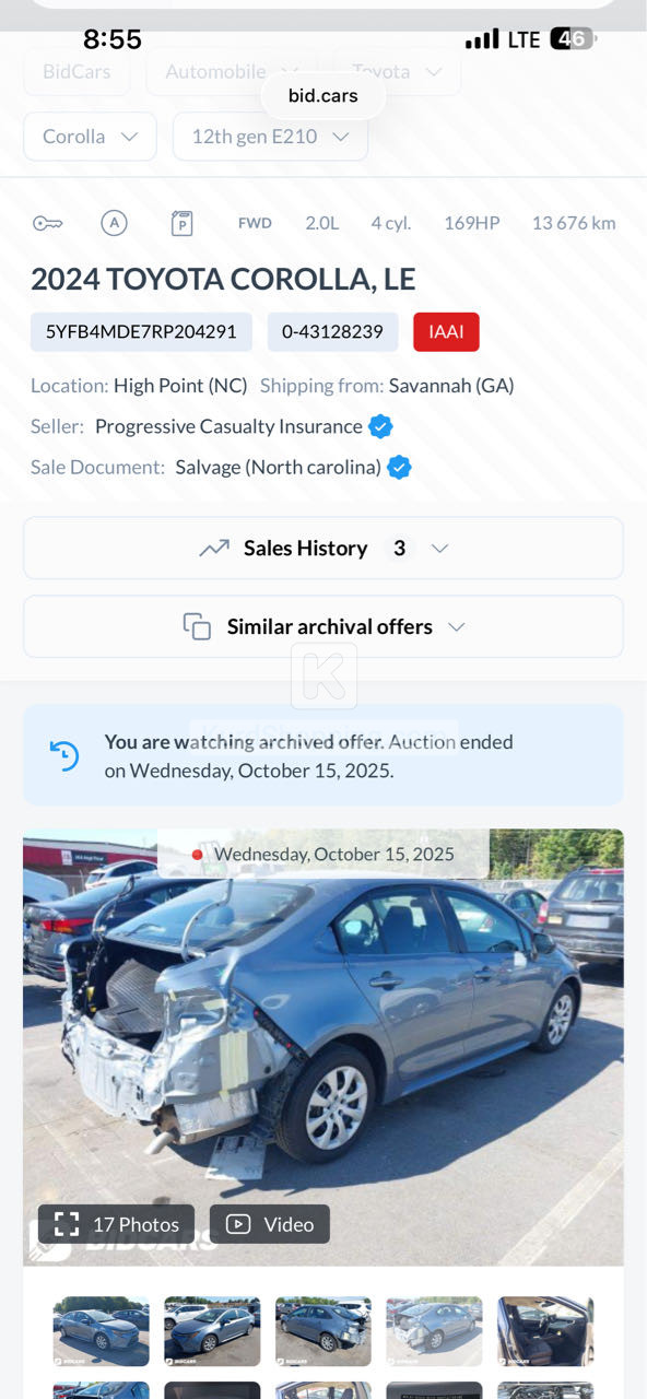 Toyota Corolla 2024