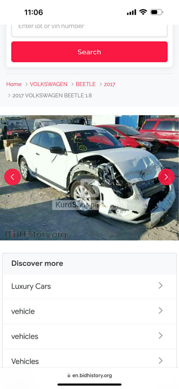 Volkswagen Beetle 2017