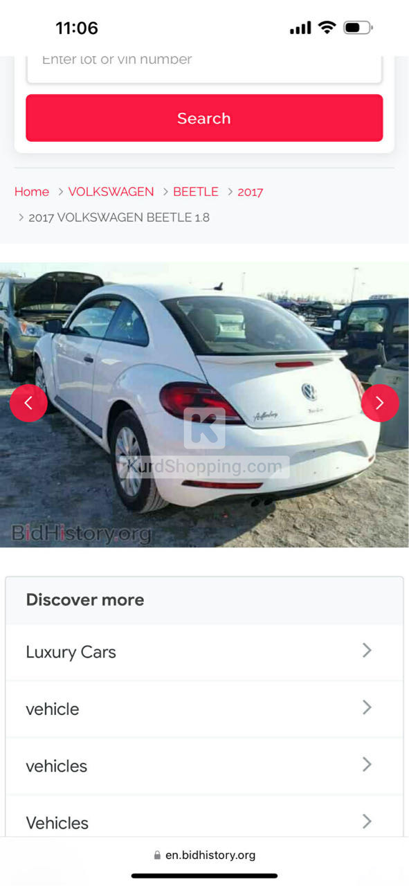 Volkswagen Beetle 2017