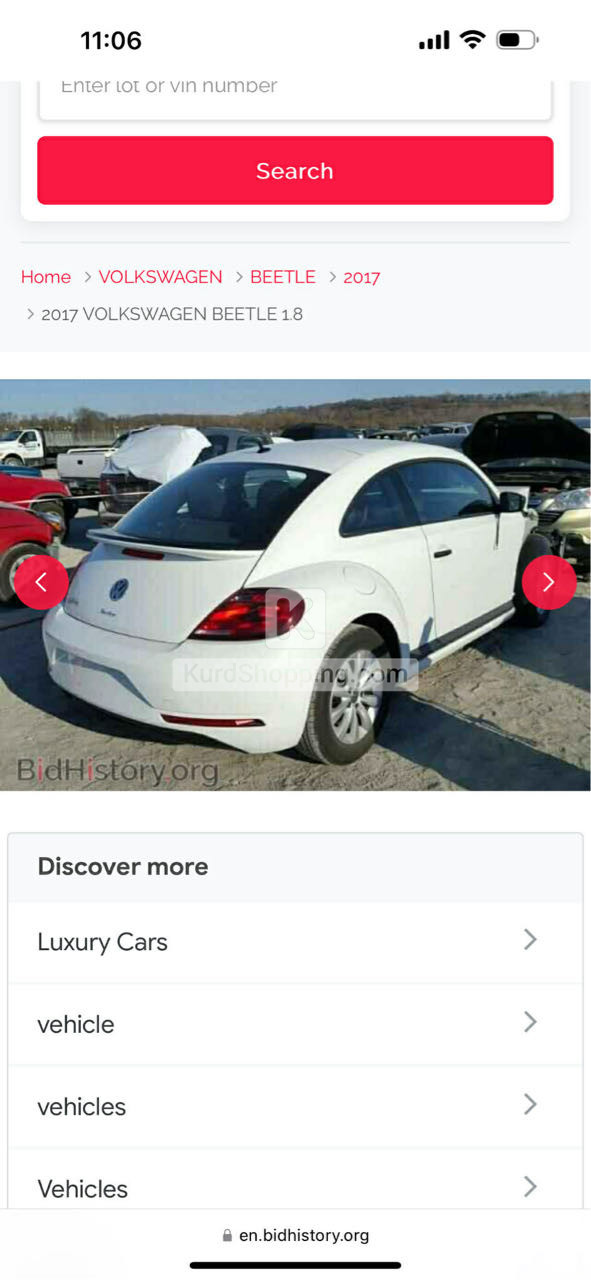 Volkswagen Beetle 2017