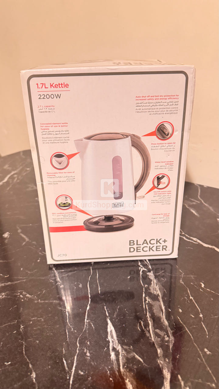 Black Decker Kettle new