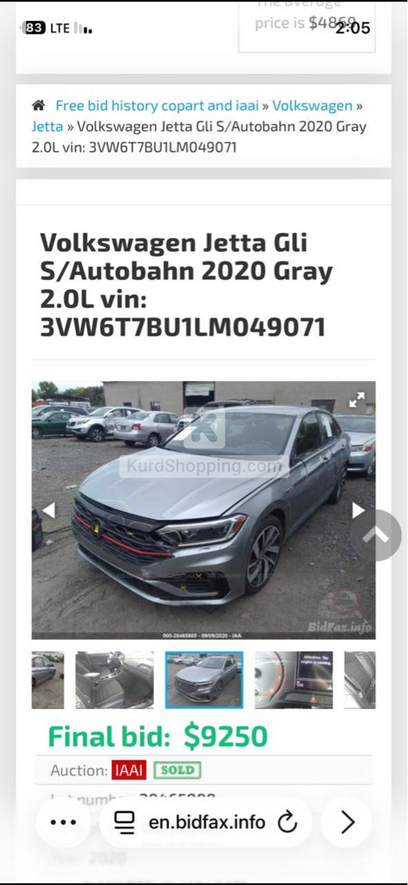 Volkswagen Jetta 2020