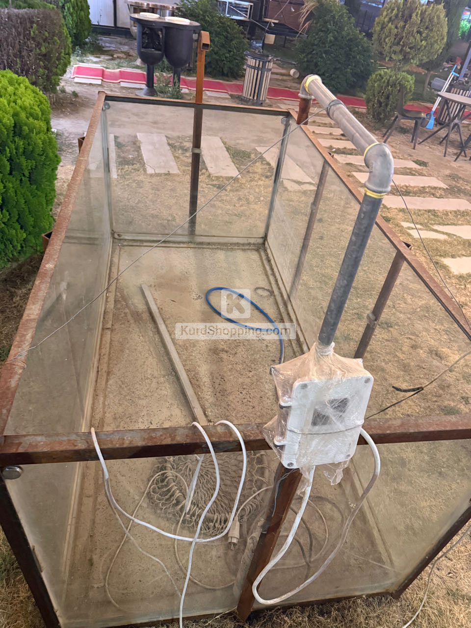 حەوزی ماسی گەورە و غطاس و طاقة شمسي و پاتری