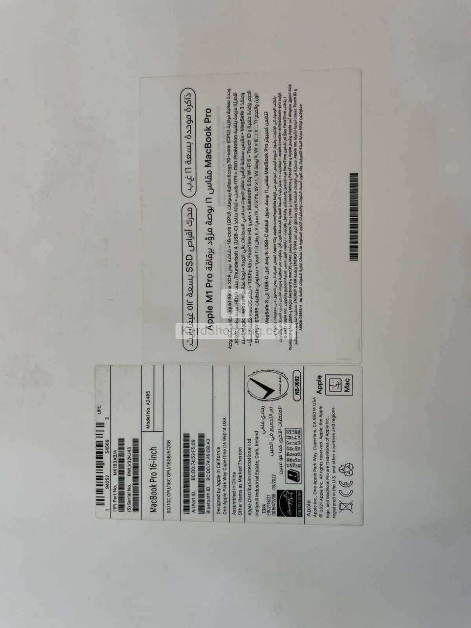 Apple MacBook Pro 16”