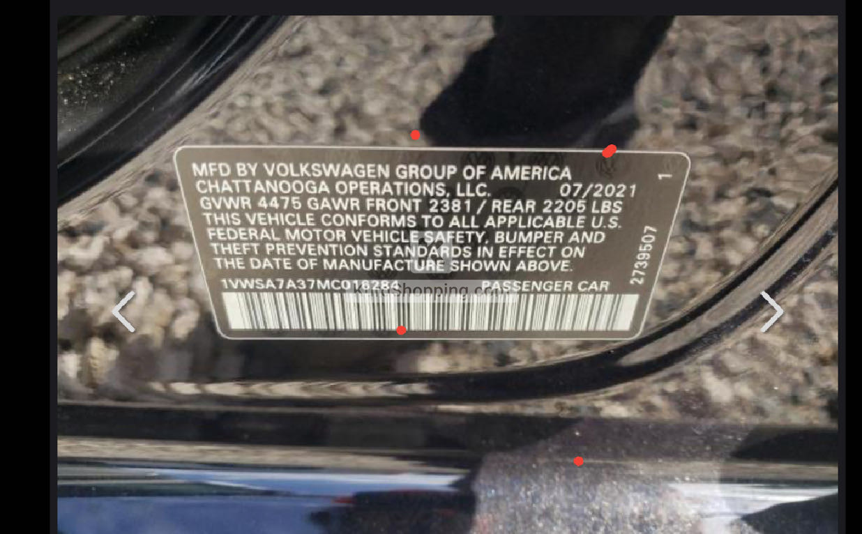 Volkswagen Passat 2021