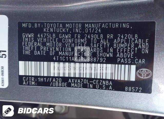 Toyota Camry 2024