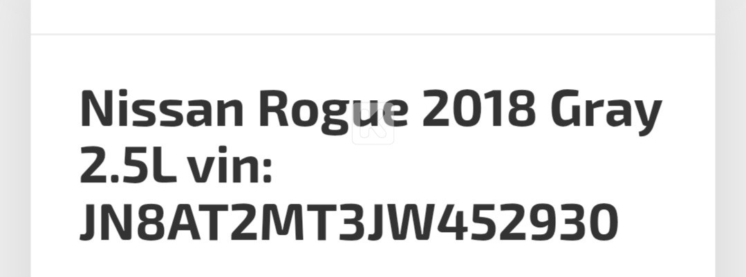 Nissan Rogue 2018