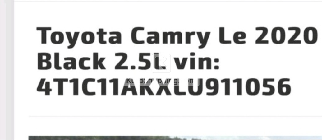 Toyota Camry 2020