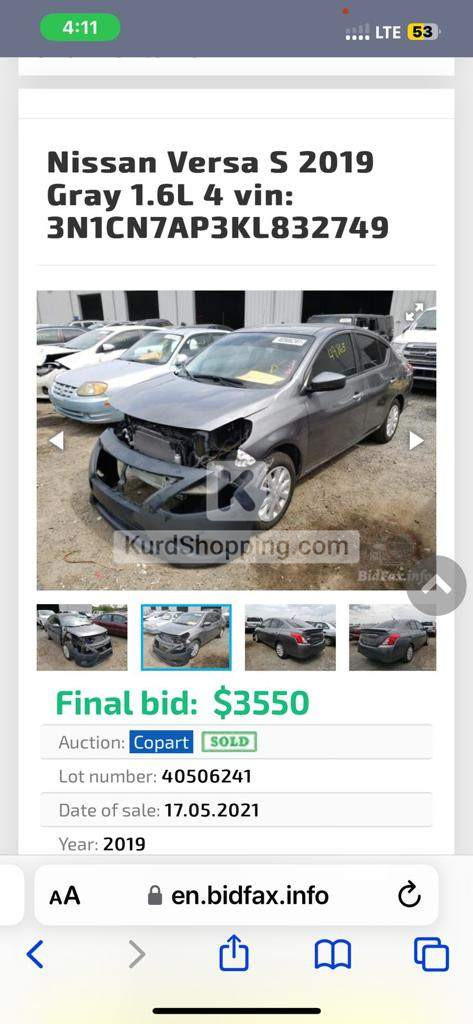 Nissan Versa 2019 SV
