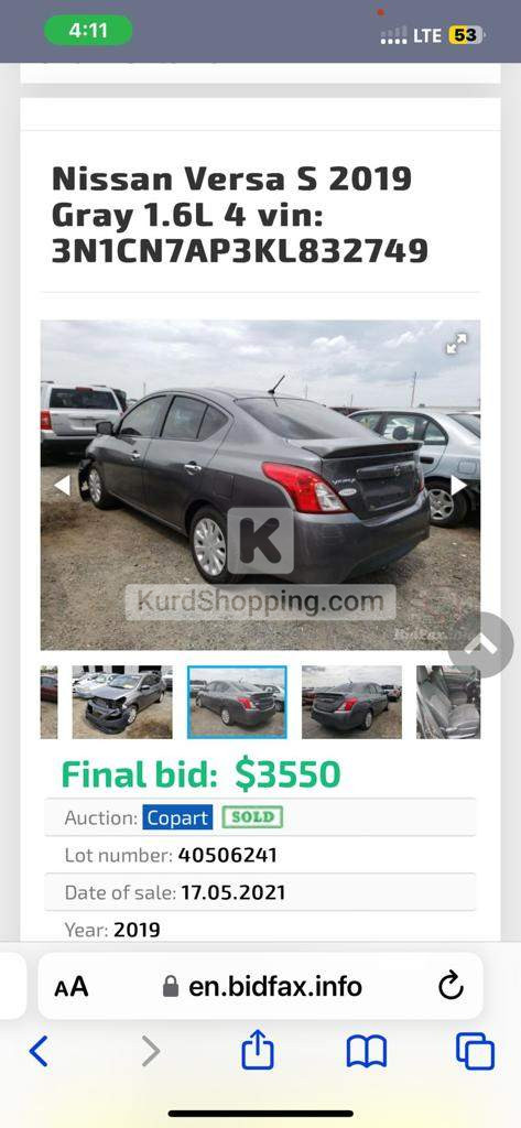 Nissan Versa 2019 SV
