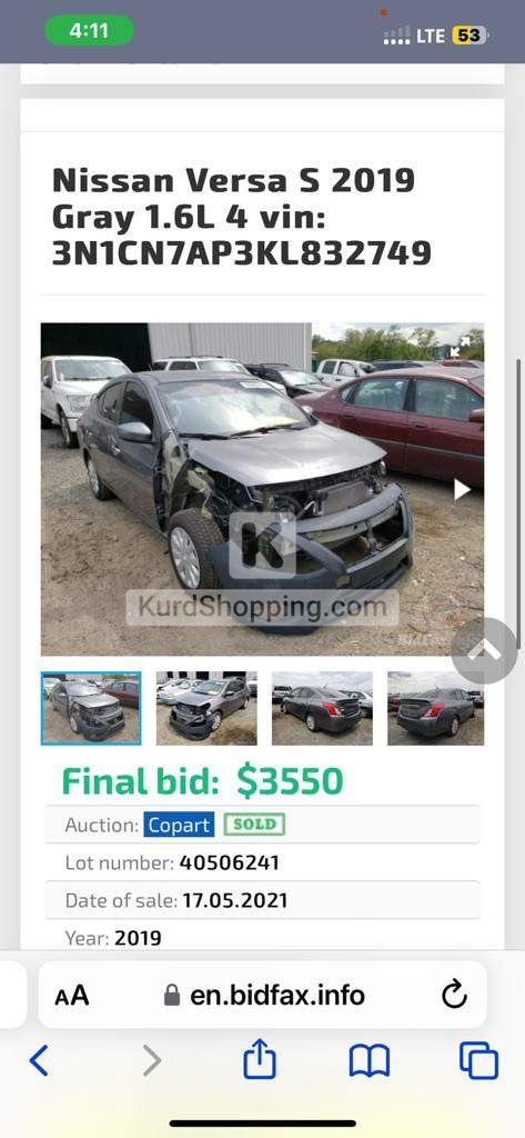 Nissan Versa 2019 SV